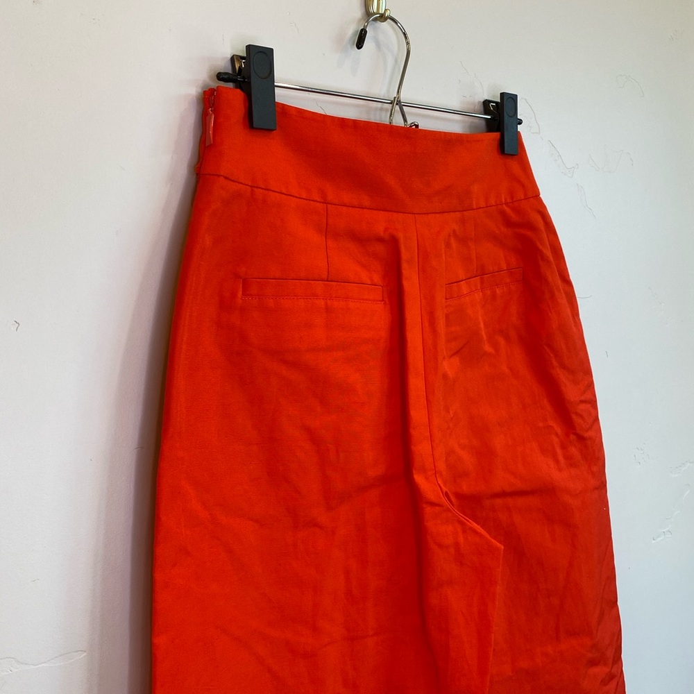 Kate Spade Red Wide-Leg Pants - Picture 12 of 15